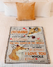 Personalized To My Husband Fox Fleece Blanket From Wife You Will Always Be The Miracle Great Customized Gift For Birthday Christmas Thanksgiving Anniversary Father'S Day