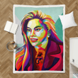 Lady Gaga - Carton Sherpa Fleece Blanket