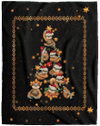 Viticstore™ Sloth Tree for Christmas - 3D size large Fleece Blanket gift fleece blanket gift ideas