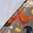 Chicken Evolution Pattern Blanket