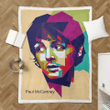 Paul McCartney Pop Art - Wpap Galery Sherpa Fleece Blanket