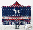 3D Hoodie Tom Brady New England Patriots Goat 3D Hooded Blanket Hoodie18853