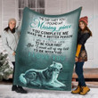 Customm Blanket Wolf Blanket - Perfect Gift For Wife - Fleece Blanket