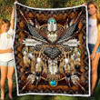 Native American Eagle Dreamcatcher Gs-Kl2005Tt Fleece Blanket