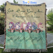 Custom Blanket Unicorn God Say You Are Personalized Gifts Blanket - Fleece Blanket