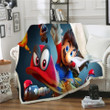 Super Mario Bros #13 Blanket – Hoodie Blanket Super Soft Cozy Sherpa Fleece Throw Blanket – Hoodie Blanket