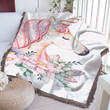 Pink Unicorn Bt070972S Sofa Blanket
