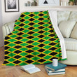 Jamaican Flag Cl12100651Mdf Sherpa Fleece Blanket