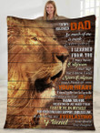Gift for dad - Lion being my everlasting friend - Father's day gifts | Colorful | 3D Print Fleece Blanket |30x40 50x60 60x80inch
