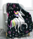 Fabulous Unicorn Clt0412078N Sherpa Fleece Blanket