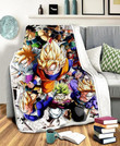Dragon Ball - Saiyans Fleece Blanket