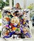 Dragon Ball - Saiyans Fleece Blanket