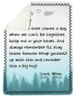 CONSIDER IT A BIG HUG - SPECIAL GIFT FOR SON Sherpa Fleece Blanket