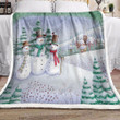 Christmas Snowman Nc0211393Cl Fleece Blanket