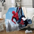 Spider Man Far From Home Peter Parker #4 Blanket Super Soft Cozy Sherpa Fleece Throw Blanket for Men Boys