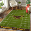 WYOMING COWBOYS Football Field Carpet Rug Area Rug