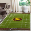 WESTERN MICHIGAN BRONCOS Football Field Carpet Rug Area Rug
