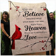 Believe Heaven Cardinal Clh2511030F Sherpa Fleece Blanket