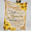 I Gave You My Amazing Son Great Gift From Mother In Law To Daughter In Law Sherpa Blanket