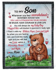 Hold This Blanket Really Tight To Son Th2812484Cl Fleece Blanket