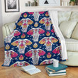 Elephant Pattern Gs-Cl-Dt1903 Fleece Blanket