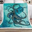 Octopus Sherpa Fleece Blanket Kocw