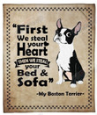 Boston Terrier Xa0502566Cl Fleece Blanket