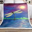 Moonlit Dragonfly Gs-Nt1205Lb Fleece Blanket