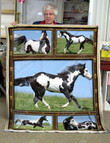 Paint Horse 1 Gs-Cl-Nt2510 Fleece Blanket