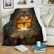 Butterfly In The Forest Yw0202682Cl Fleece Blanket