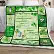 Mom To Daughter Unicorn St. Patrick'S Day Irish Gs-Cl-Ld1401 Fleece Blanket