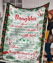To My Daughter Christmas Yq3001050Cl Fleece Blanket