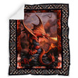 Fire Dragon Sherpa Blanket B0301-02