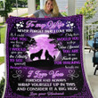 Woft Husband To My Wife Fleece Blanket Never Forget I Love You - Valentine'S Day Gifts - Valentine Gift For Wife - Blanket Valentine For Wife