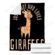 Custom Blanket Giraffe Blanket - Gift For Boy - Fleece Blanket