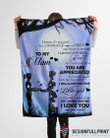 Galaxy Always Be My Loving Mother Fleece Blanket Chm Gift For Mom Mothers Day Gift