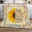 Personalized Sunflower My Granddaughter From Grandmother Follow Your Dreams Fleece Blanket Great Customized Gifts For Birthday Christmas Thanksgiving Perfect Gifts For Sunflower Lover