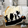 Magic Halloween Sherpa Fleece Blanket Ibkl Bubl