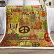 Hippie Bt2910115F Sherpa Fleece Blanket