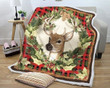 Christmas Deer Mmc1011829 Fleece Blanket