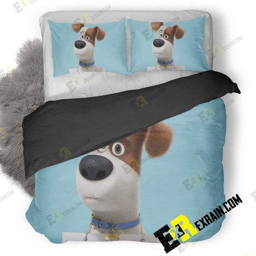 Max In The Secret Life Of Pets Qhd 3D Customize Bedding Sets Duvet Cover Bedroom set Bedset Bedlinen