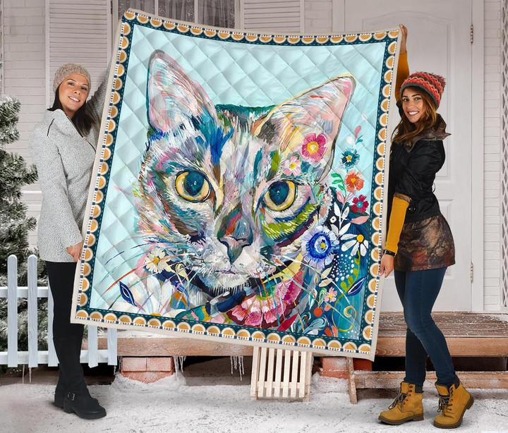 Cat Quilt Blanket Dhc09121512Dd