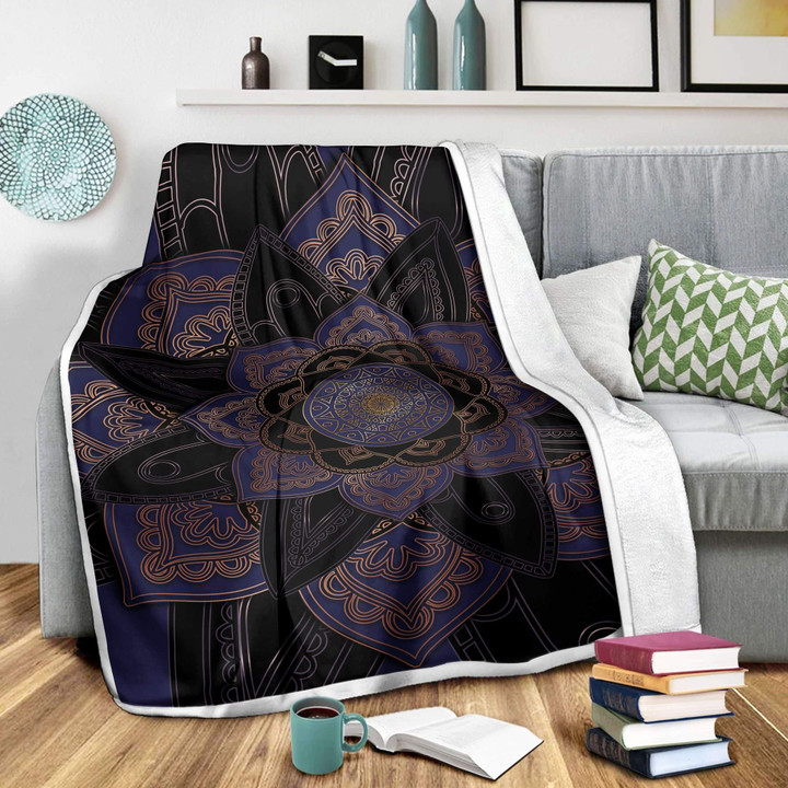 Mandala 3D All Over Printed Blanket