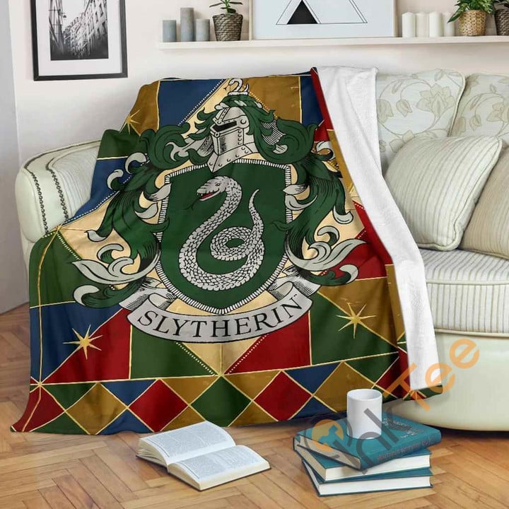 Harry Potter Slytherin Style 2 Premium Fleece Blanket