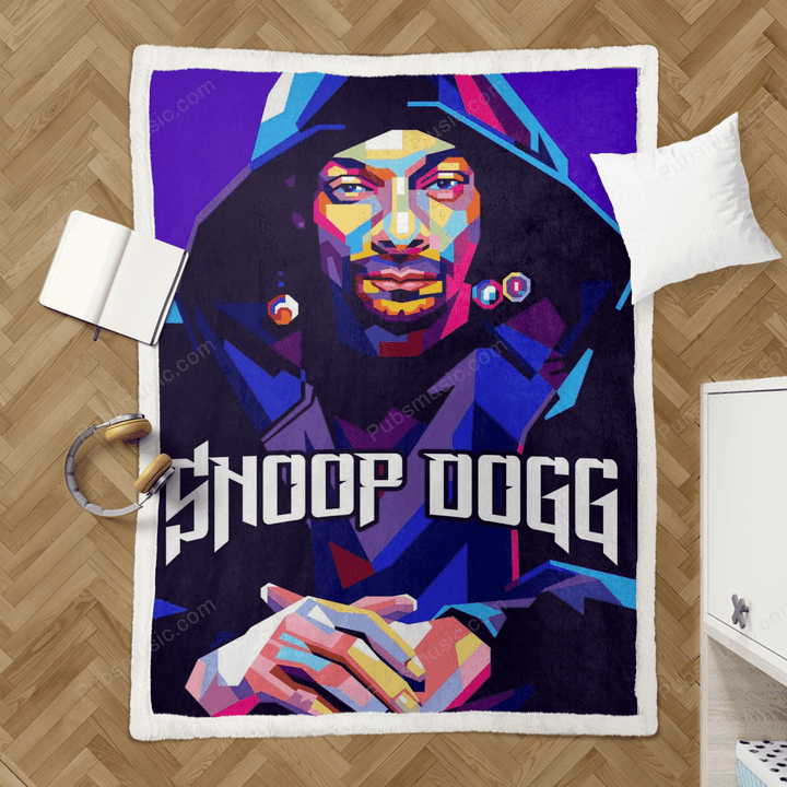 Snoop Dogg - Rapper Sherpa Fleece Blanket