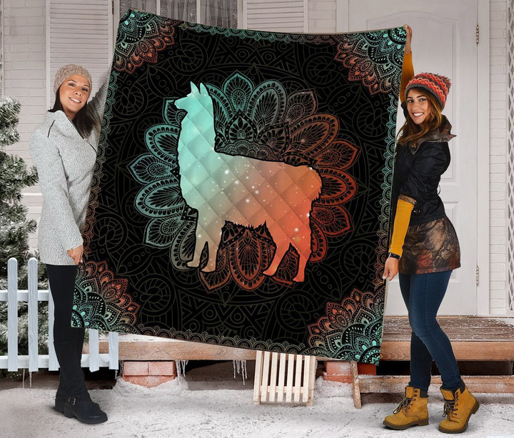 Llama Mandala G5804 - Quilt Blanket