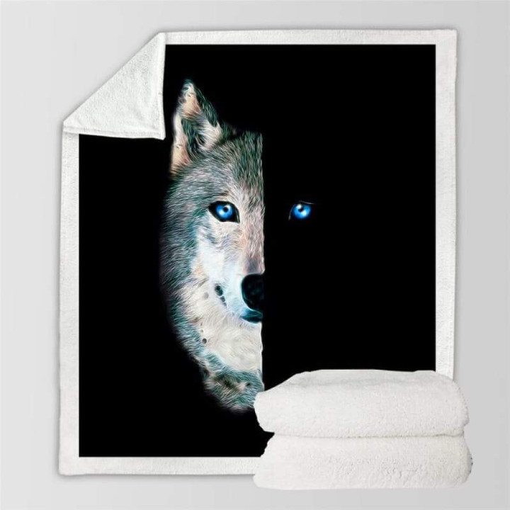 Full Size Wolf Blanket