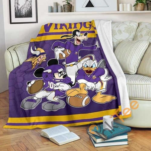 Minnesota Vikings Team Fleece Blanket