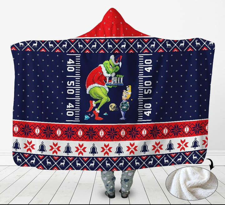 How The Patriots Grinch Stole Super Bowl Champions Cup Funny Ugly Blanket Large Size 60x80 Inches Blanket1886