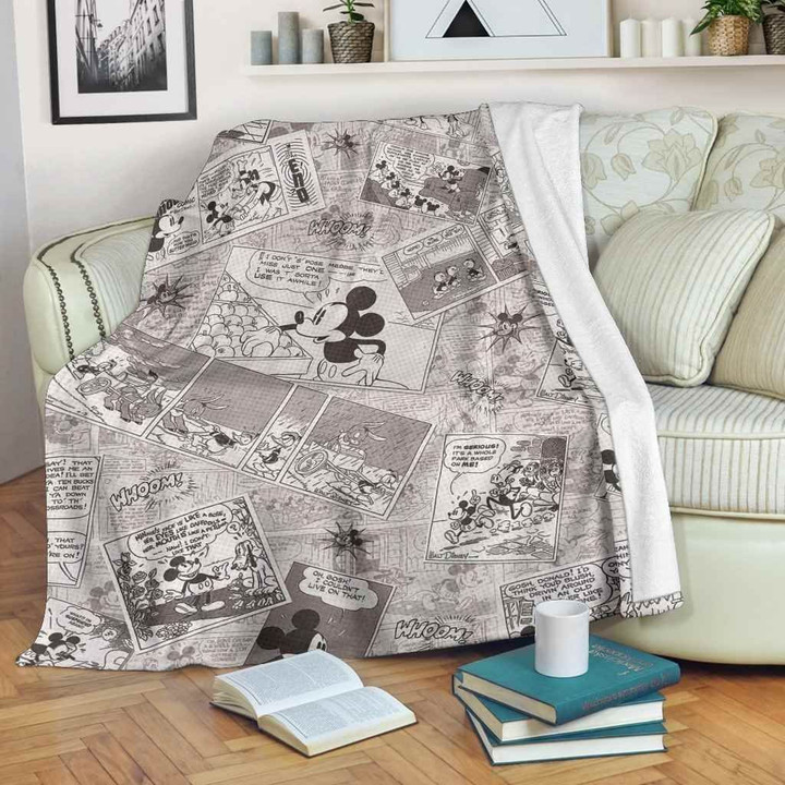Mickey Mouse Comics Disney Premium Fleece Blanket